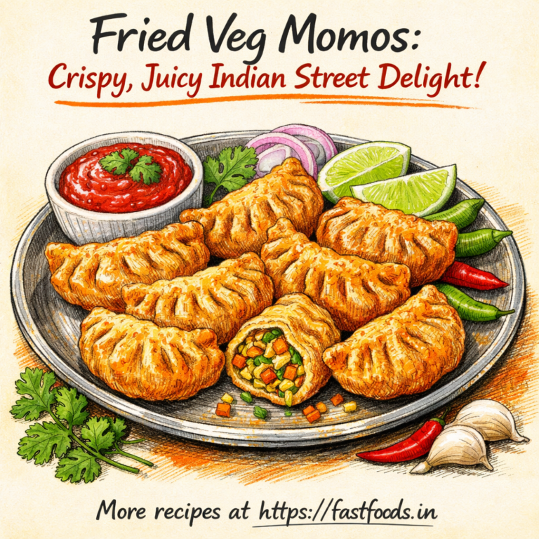 Fried Veg Momos